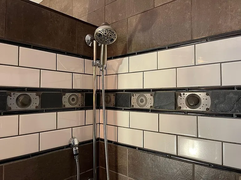 Brickhouse Suite Industrial Shower