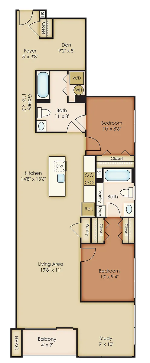 Floor plan B6