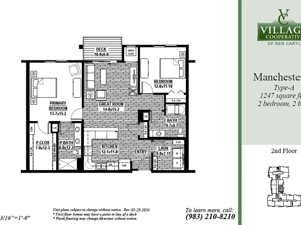 Manchester-A (Handicap Adaptable) Plan, Village Cooperative of Ken Caryl (Active Adults 62+)