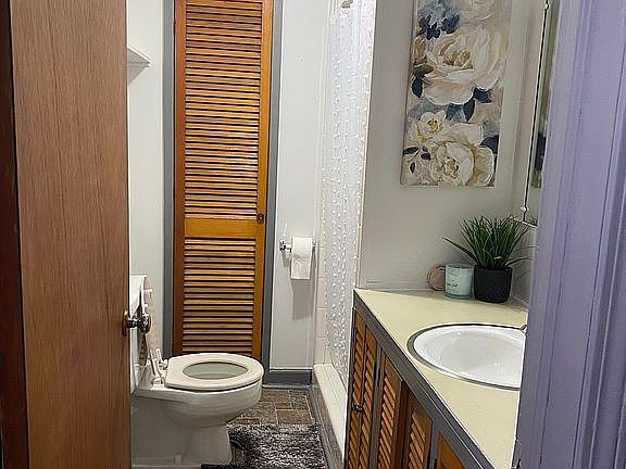 Bathroom in larger house