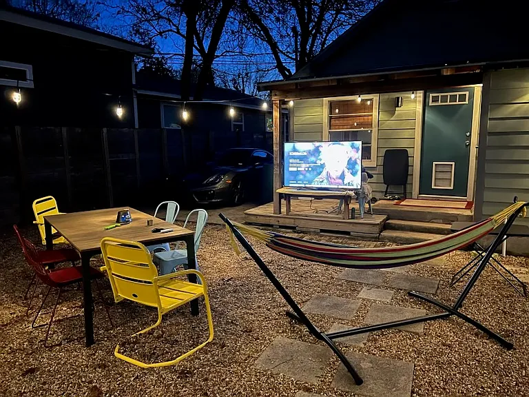 Example of what you could do with the backyard!