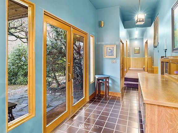 Light and bright entry way.