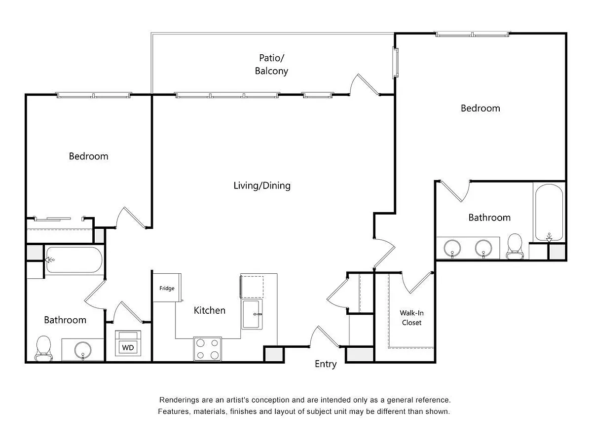 Floor plan 2B