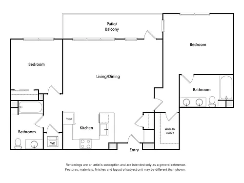 Floor plan 2B