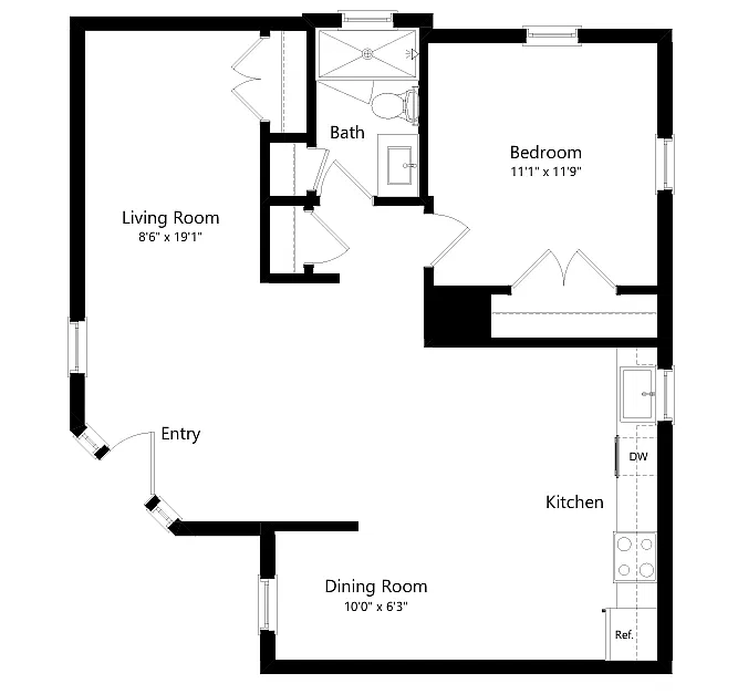 Floor plan A4 - 2311