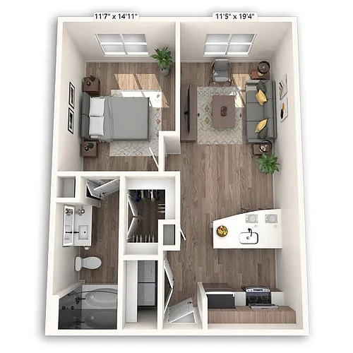 Floor plan Milan