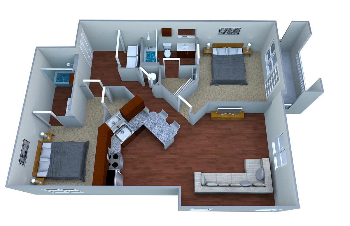 Floor plan Legacy 2-D - Phase II