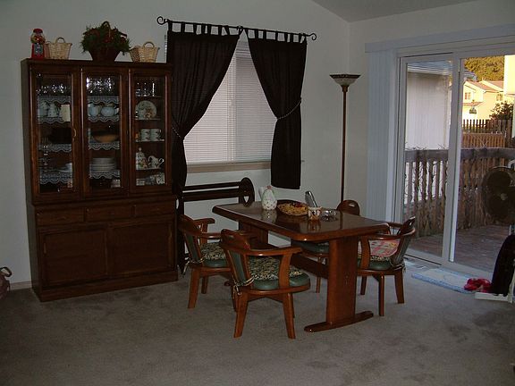 Dining area w/view