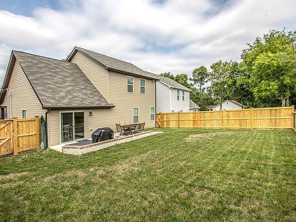 Huge fenced-in backyard