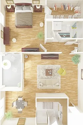 3D - Floorplan - Parkside 3D - Floorplan - Parkside