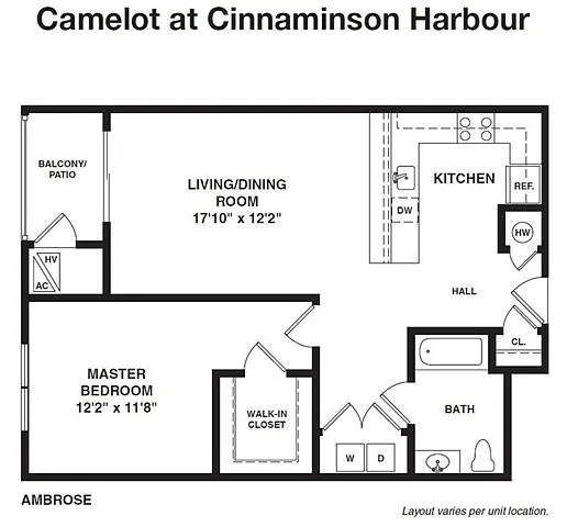 Floor plan Ambrose