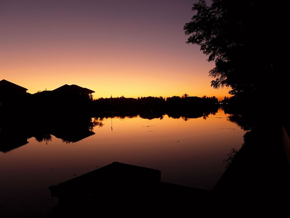 Sunset View from Backyard