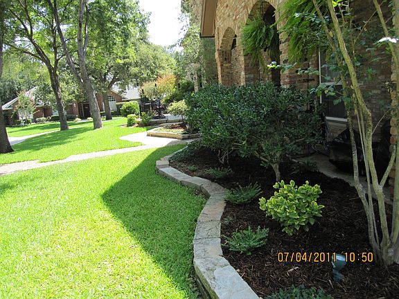 Brick arches at entry to front porch