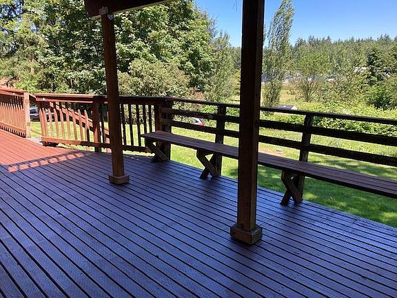 Large covered deck