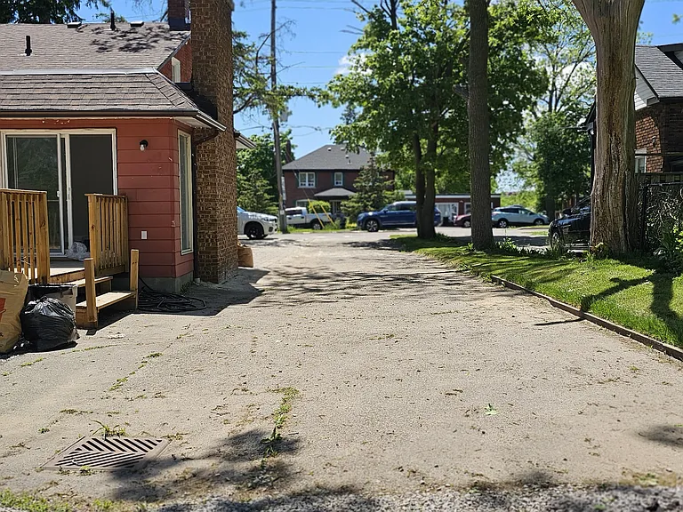 Left-side driveway