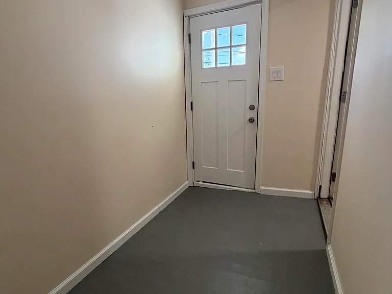 Side porch enclosed