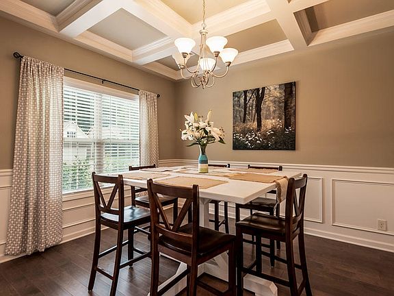 Coffered Ceilings In Dining