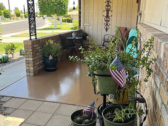 Front patio