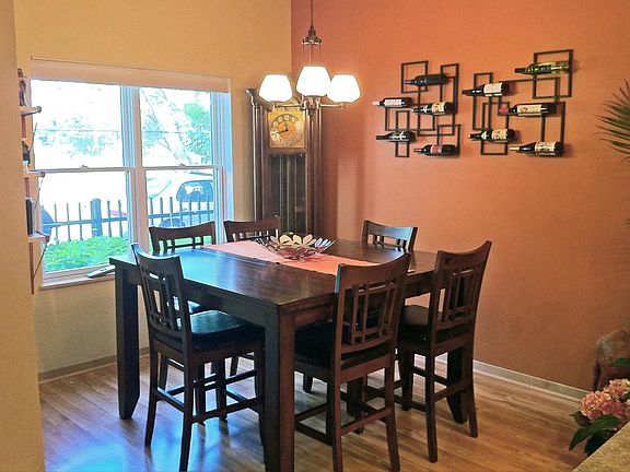 Large bright dining area