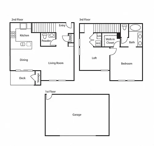 Floor plan A2 1x1.5 Plus Den
