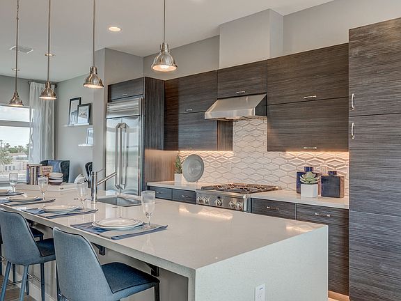 Striking kitchen with island