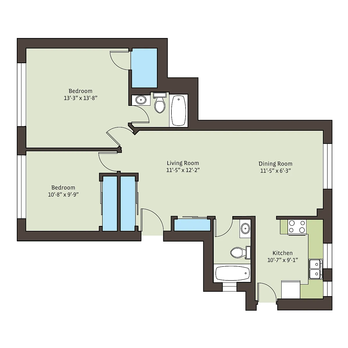 Floor plan 5326-2bB