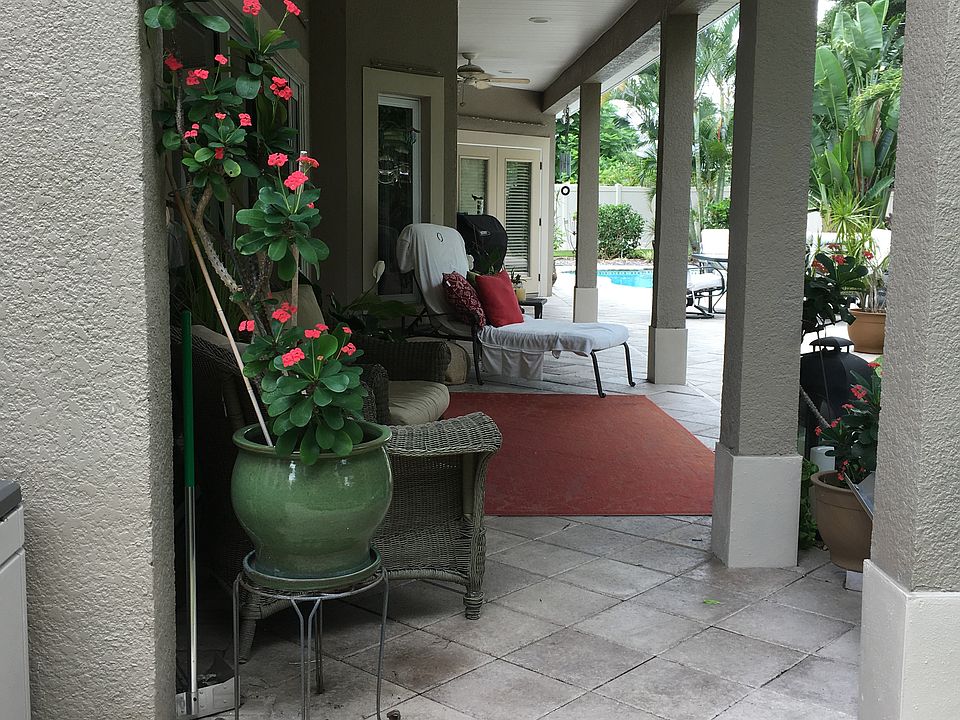 Large covered patio