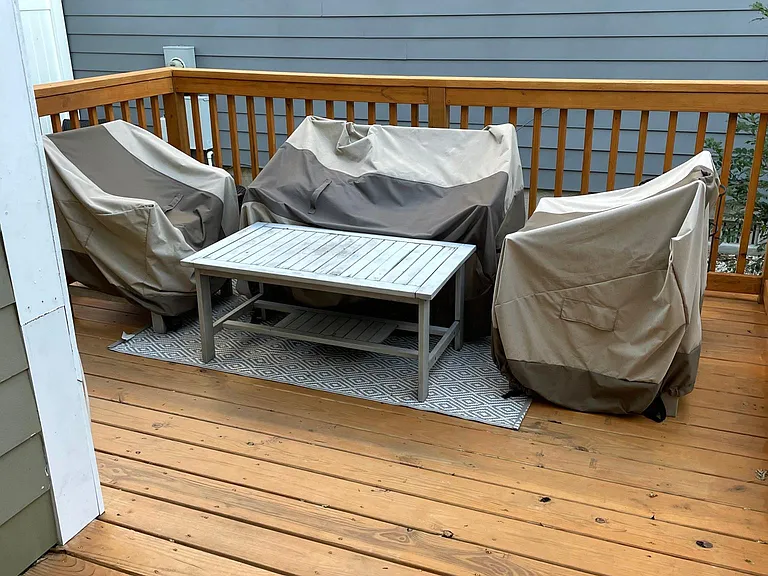 Brand new, large deck