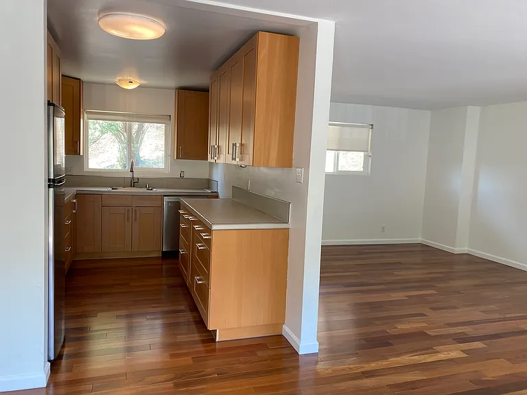 KITCHEN WITH LIVING ROOM AND DINING ROOM