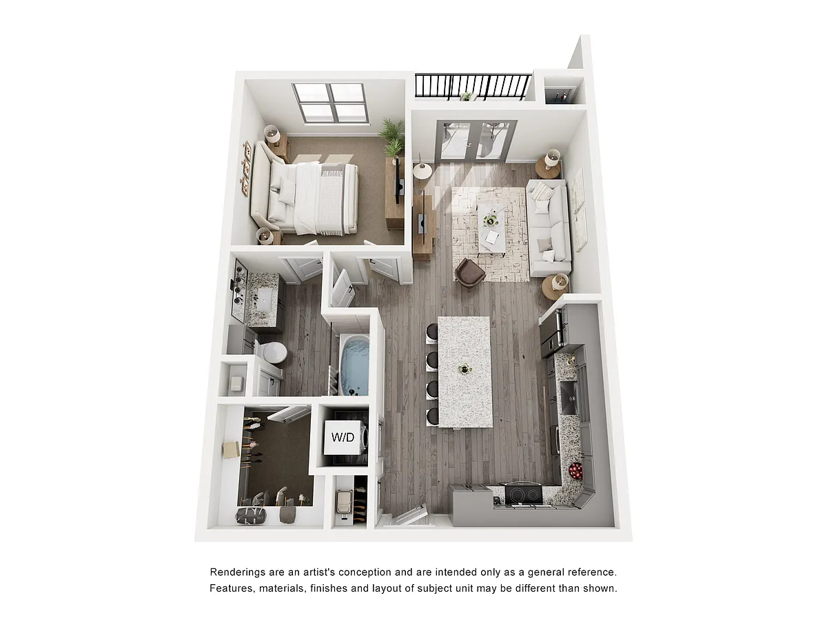 Floor plan 1B 1B