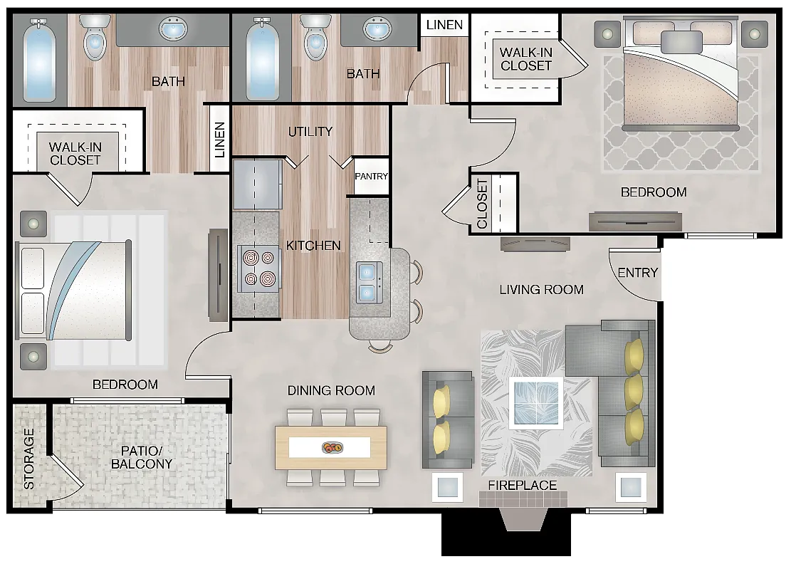 Floor plan Renoir