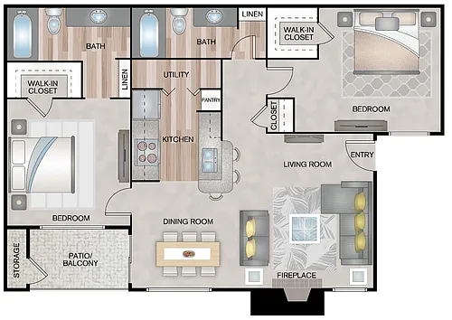 Floor plan Renoir