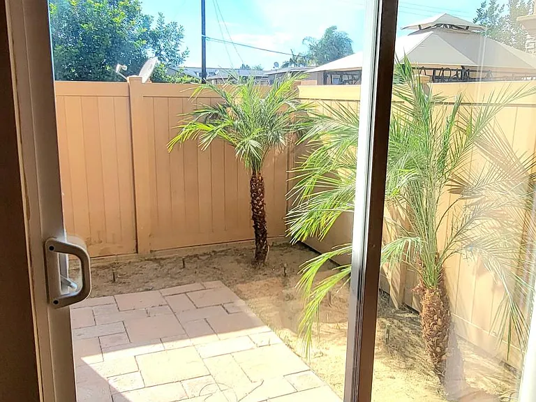 Private patio