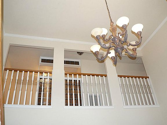 view front door to upstairs