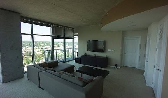 Living room view from kitchen