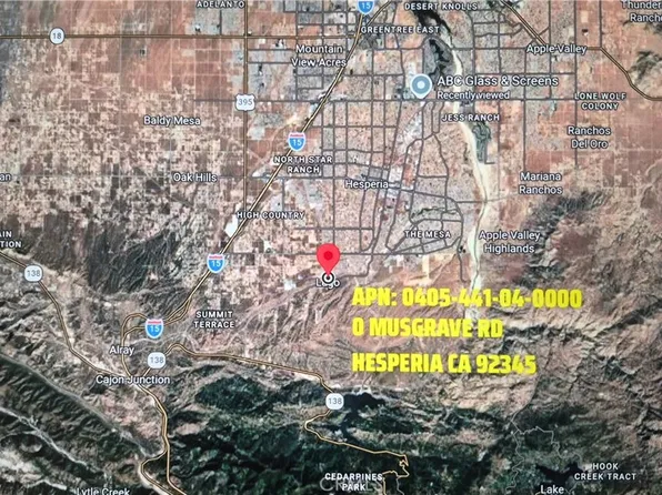0 Musgrave Rd, Hesperia, CA 92345