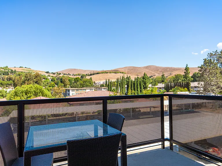 The Harrington balcony deck dining table