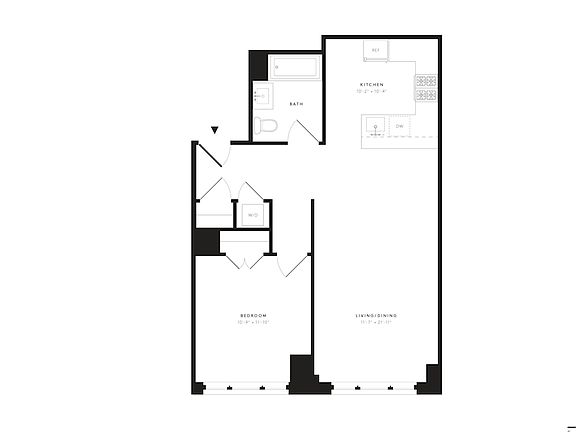2nd image of 535 W 43rd St N #14D