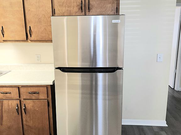 New stainless steel refrigerator