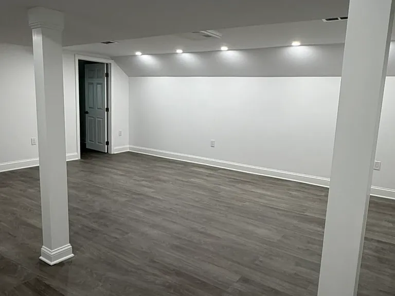 living room looking towards bedroom door