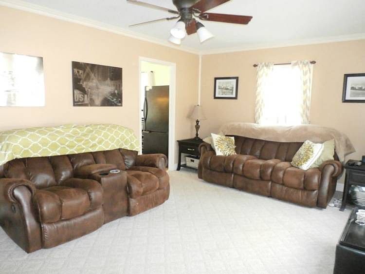 This living room is large enough to accommodate your sofas and .....
