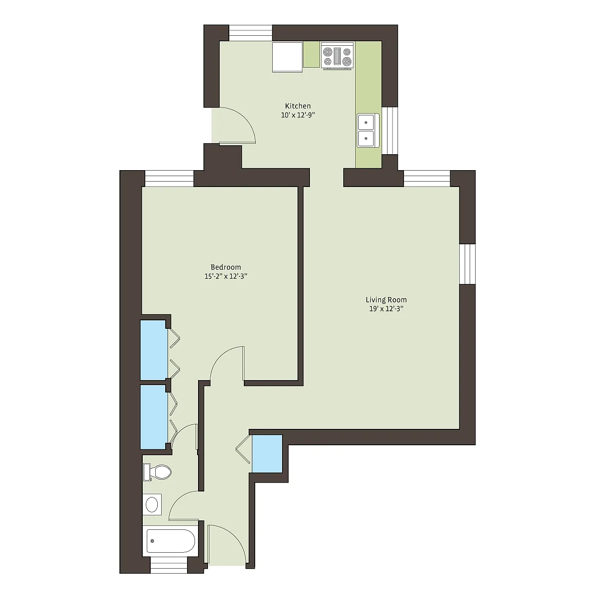 Floor plan hrpr1bc