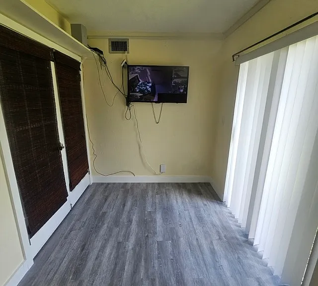 A den can be a home office, guest room or home gym.