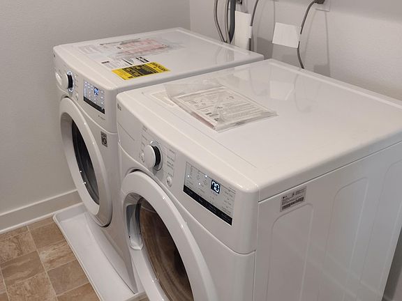 new washer and dryer