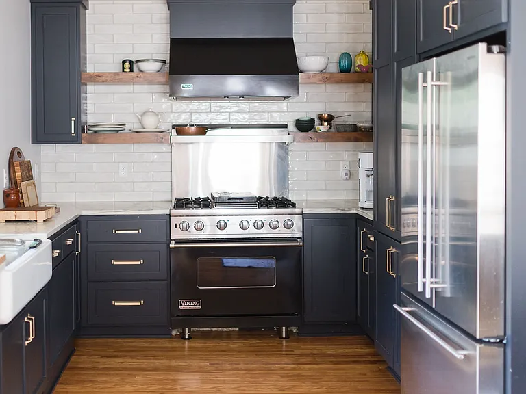 Gourmet kitchen with high end appliances