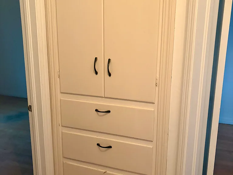Hallway storage.