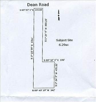 dean road drawing