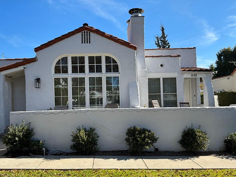 Front of house with front patio