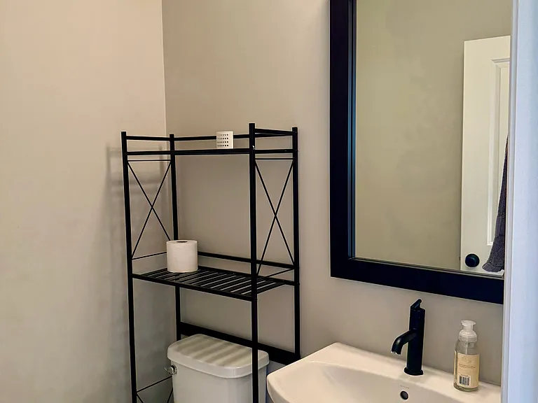 First floor half bath