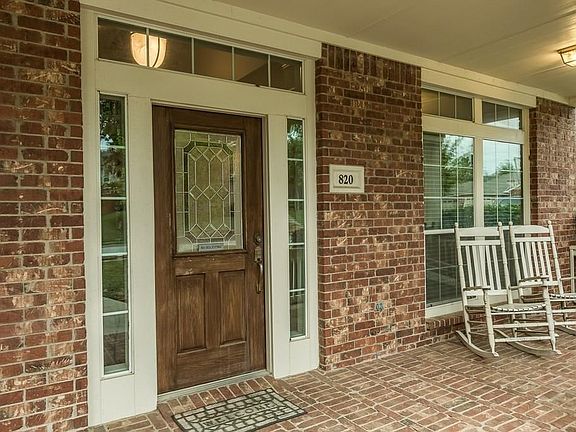 Great front porch for relaxing.